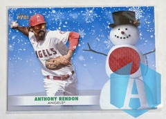 2021 Topps Holiday Anthony Rendon Game Used Relic #WRC-ARE Los Angeles Angels